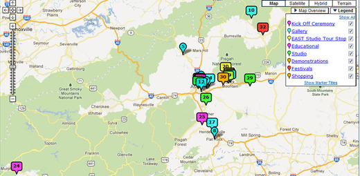 American Craft Week, western North Carolina